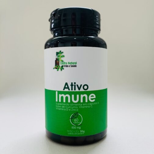 ATIVO IMUNE 60 CAPSULAS 500MG