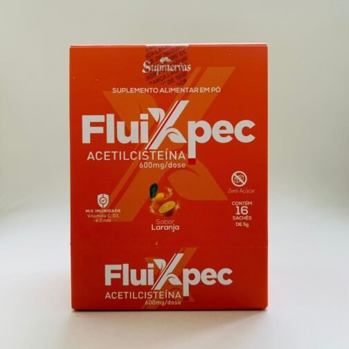 FLUIXPEC ACETILCIS. 600MG + MIX IMUNID 6 UND LARANJA