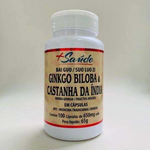 GINKGO BILOBA / CASTANHA DA INDIA 100 CAPS 500MG