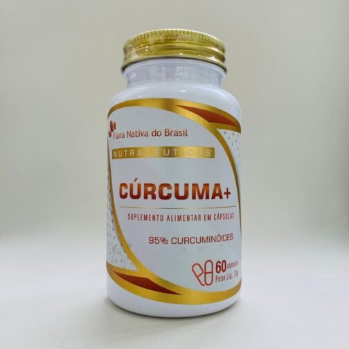 CURCUMA + (COM PIPERINA) 60CAPS 500MG  NOVO