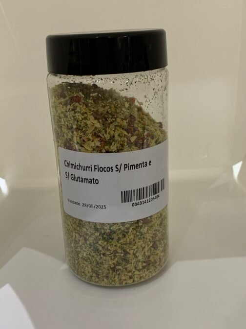 CHIMICHURRI FLOCOS S/ PIMENTA S/ GLUTAMATO POTE 150G