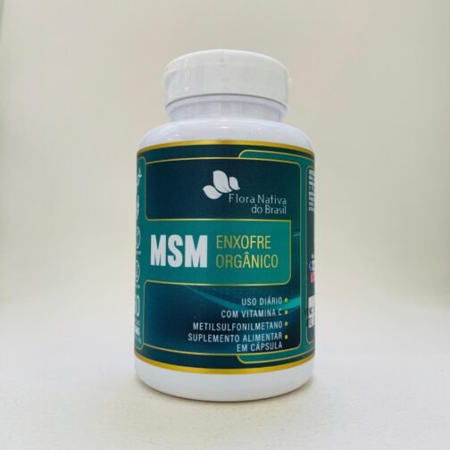 MSM ENXOFRE ORGANICO 500MG 60 CAPSULA