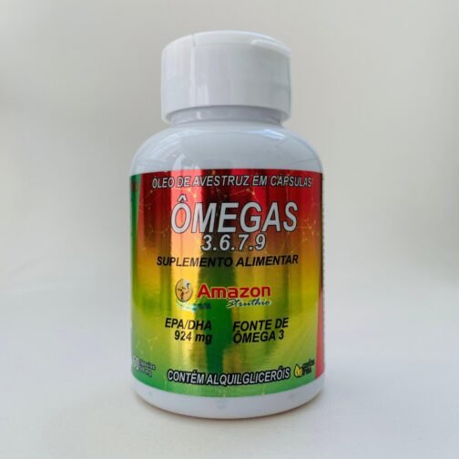 OLEO DE AVESTRUZ 60 CAPSULAS