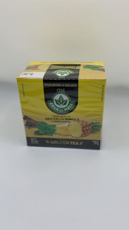 CHA MISTO ABACAXI, HORTELA, ESPECIARIAS 10 SACHES 10