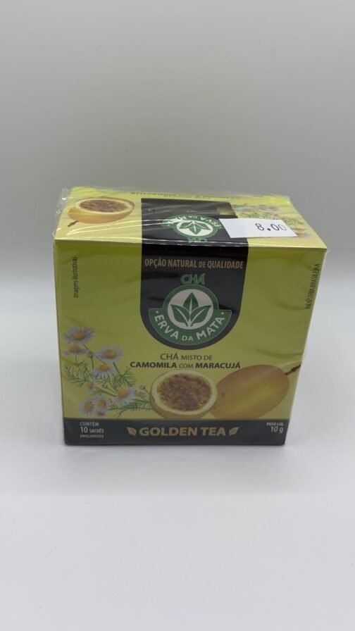 CHA MISTO CAMOMILA COM MARACUJA 10 SACHES 10G