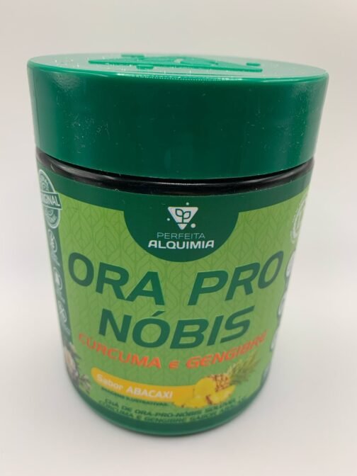 CHA SOLUVEL ORA PRO NOBIS, CURCUMA E GENGIBRE ABACAX