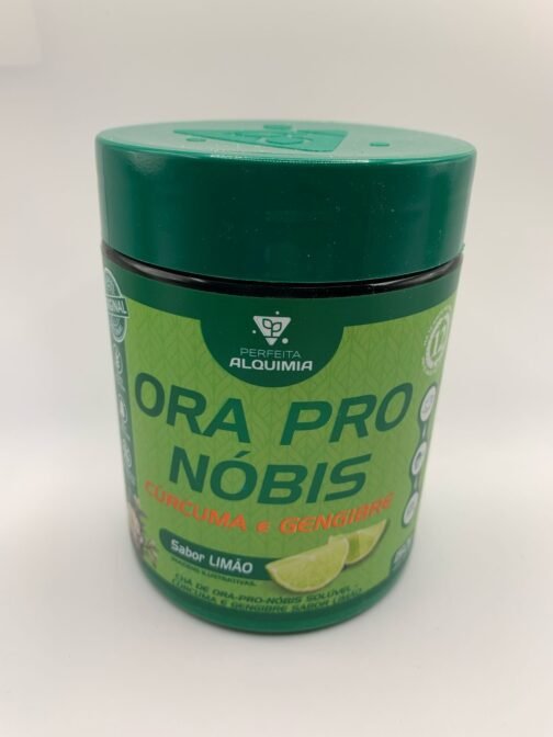 CHA SOLUVEL ORA PRO NOBIS, CURCUMA E GENGIBRE LIMAO-