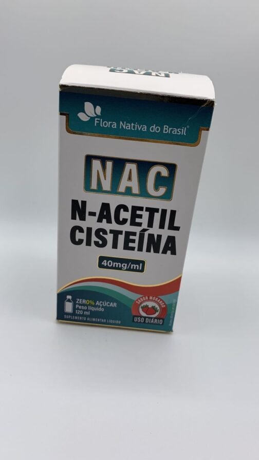 NAC (N-ACETILCISTEINA) 40MG/ML EM LIQUIDO 120ML (SAB