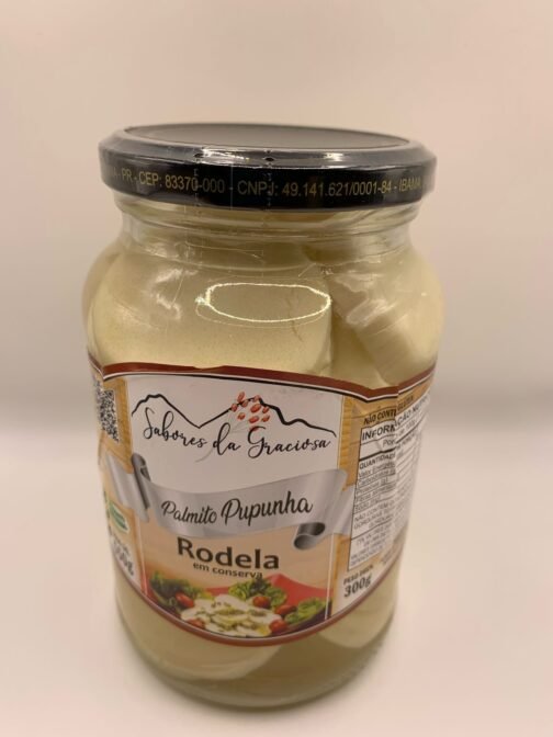 PALMITO DE PUPUNHA CONSERVA RODELA 300G SABORES D