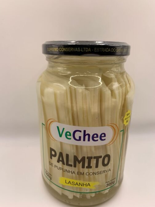 PALMITO DE PUPUNHA EM CONSERVA LASANHA VEGHEE S/SAL