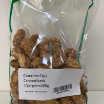 CASTANHA DE CAJU CARAMELIZADA GERGELIM 200GR
