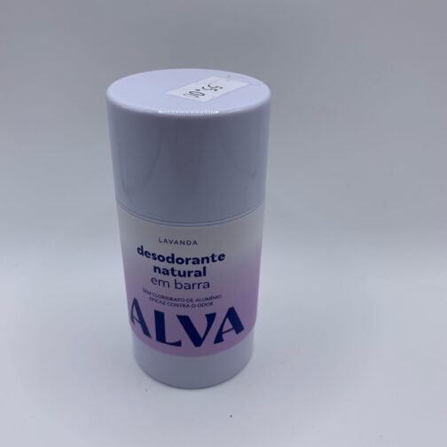 DESODORANTE EM BARRA LAVANDA VEGANO 55G ALVA