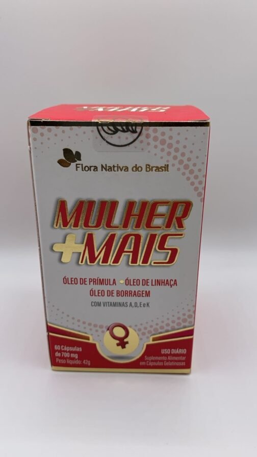 MULHER +MAIS (PRIMULA, LINHACA, BORRAGEM + VIT. ADEK