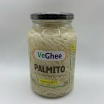 PALMITO DE PUPUNHA CONSERVA ESPAGUETE VEGHEE S/ SAL