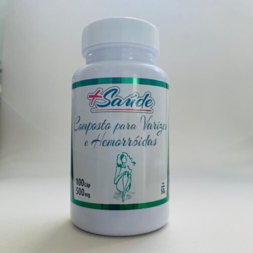 COMPOSTO PARA VARIZES E HEMORROIDAS 100 CAPS 500MG