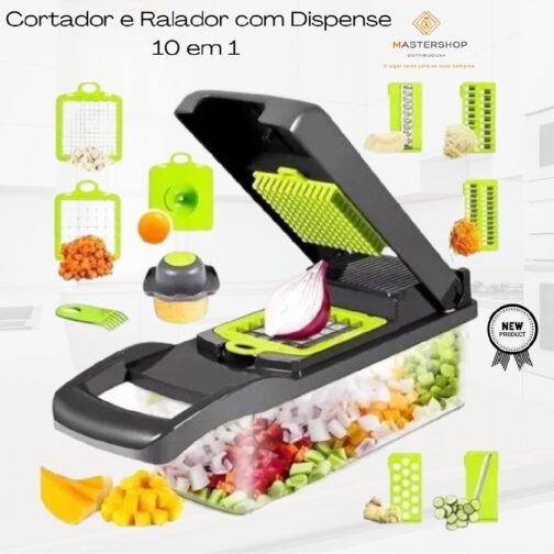 CORT E RAL 10 EM 1 C/ DISPENSE - COR VERDE OLIVA - Imagem 2