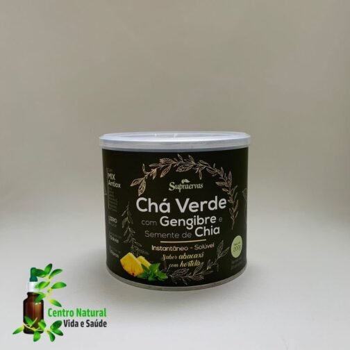 CHA VERDE COM GENGIBRE E SEMENTE DE CHIA SOLUVEL - S - Imagem 2