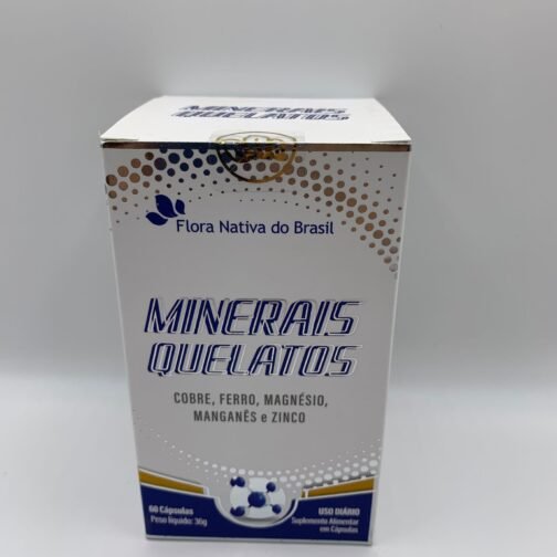 MINERAIS QUELATO (FE,MG,CU,MN,ZN) 60 CAPS