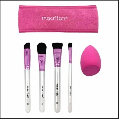 KIT ESSENCIAL COM 04 PINCEIS 1 ESPONJA MACRILAN ED01 - Imagem 2