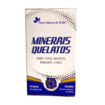 MINERAIS QUELATO (FE,MG,CU,MN,ZN) 60CAPS