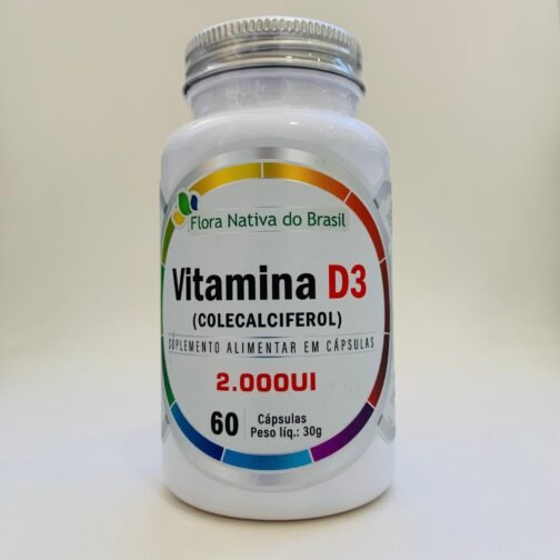 VITAMINA D3 (COLECALCIFEROL) 2.000UI 60 CAPS - NOVO