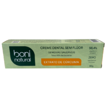 CREME DENTAL BONI NATURAL EXTRATO DE CÚRCUMA 90G