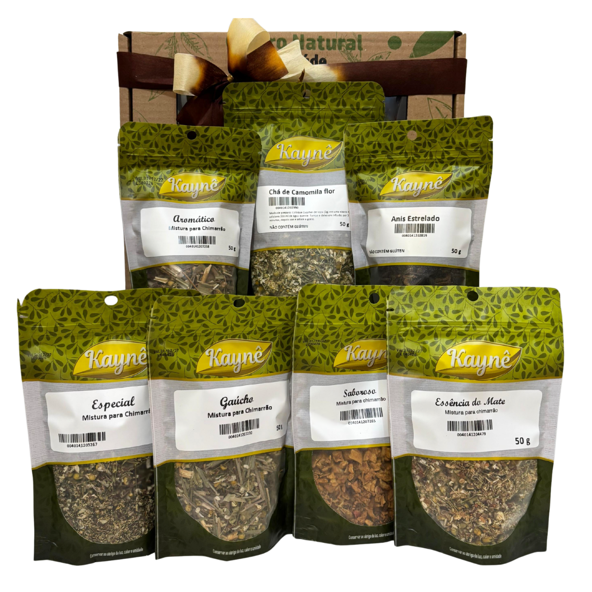 KIT CHAS SABOR & ERVAS P/ CHIMARRAO 7UNID. 50G CADA