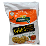 CHIPS DE ARROZ INTEGRAL 70G CEBOLA/SALSA S/ GLÚTEN