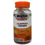 AÇAFRÃO + GENGIBRE GUMMY BIOVITON (SABOR LARANJA)