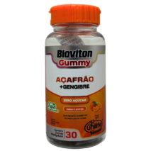 AÇAFRÃO + GENGIBRE GUMMY BIOVITON (SABOR LARANJA)