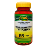ÁCIDO PANTOTÊNICO VITAMINA B5 500MG 60 CÁPSULAS