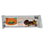 BISCOITO DE ARROZ 40G RECHEADO COM PASTA DE AMENDOIM E ALFARROBA S/ GLÚTEN