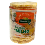 BISCOITO DE MILHO GRANDE 80G S/ GLÚTEN