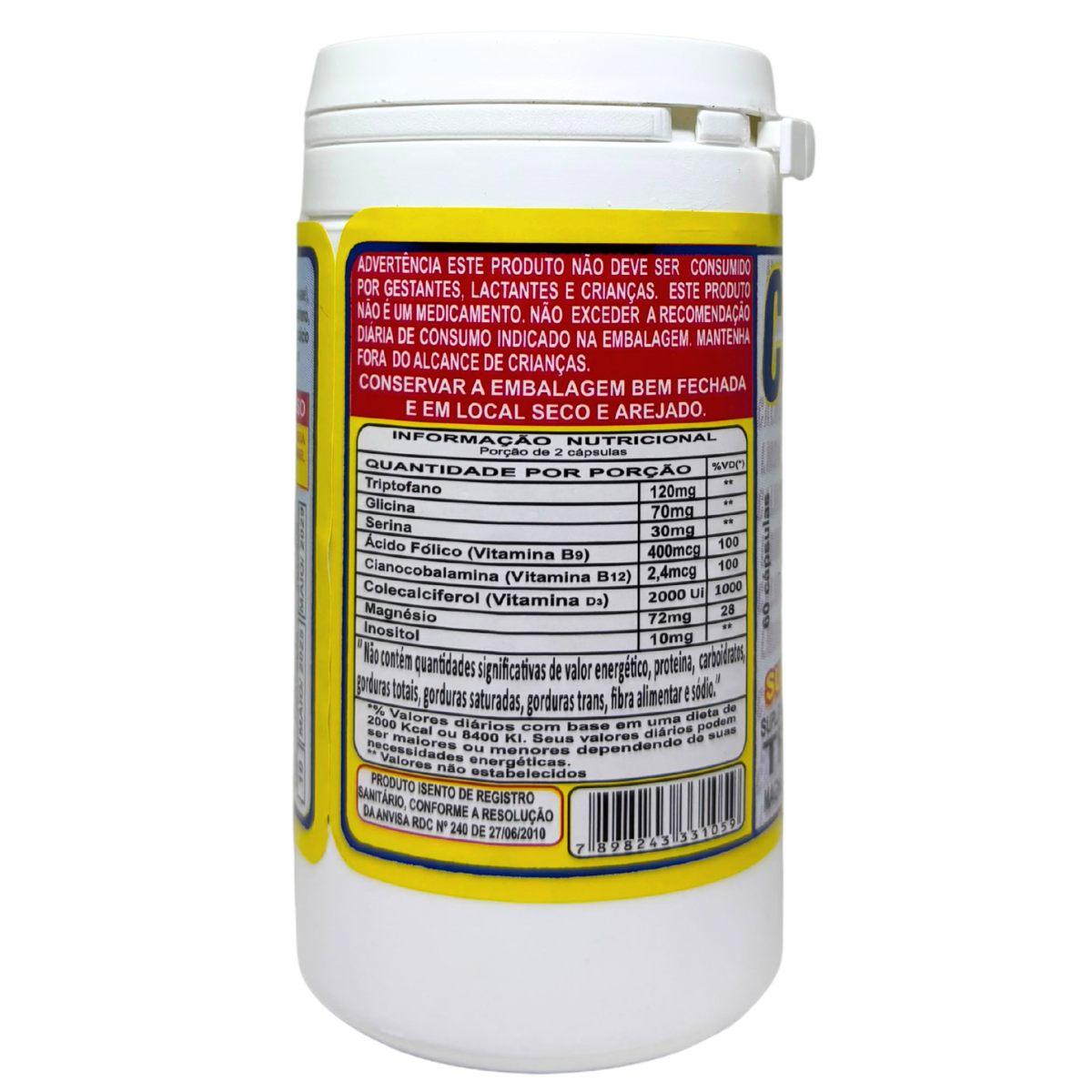 CALMOM SUPLEMENTO ALIMENTAR 60 CÁPSULAS - Imagem 3