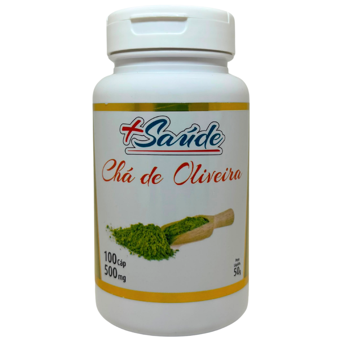 CHÁ DE OLIVEIRA 500MG 100 CÁPSULAS