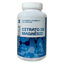 CITRATO DE MAGNÉSIO 500MG 60 CÁPSULAS