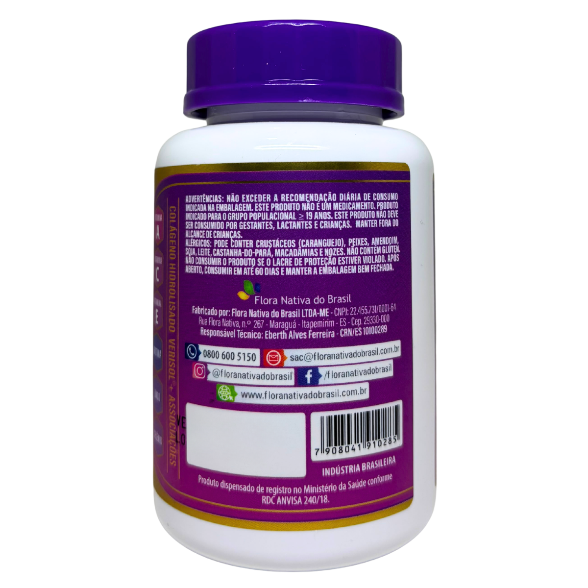 COLAGENO VERISOL + ASSOC. 750MG 120CAPS - Imagem 3