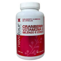 CRANBERRY, VITAMINA C, SELÊNIO E ZINCO 500MG 60 CÁPSULAS