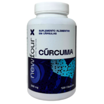 CÚRCUMA + PIMENTA PRETA 500MG 120 CÁPSULAS
