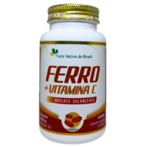 FERRO QUELATO + VITAMINA C 60 CÁPSULAS