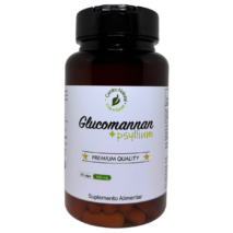 GLUCOMANNAN + PSYLLIUM 500MG 60CAPS
