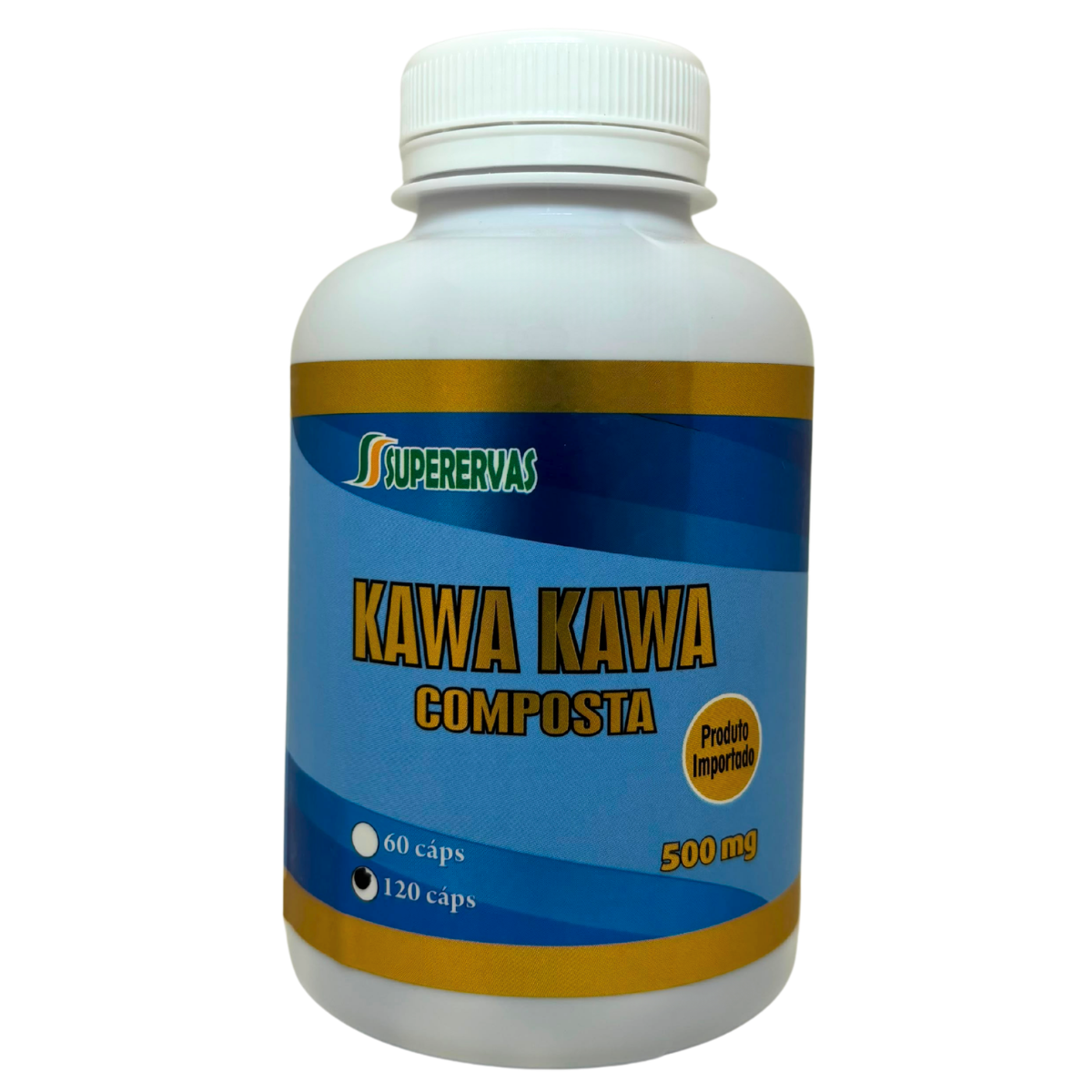 KAWA KAWA COMPOSTA 500MG 120 CÁPSULAS