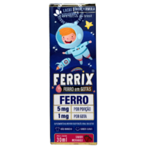 KIDS FERRIX (FERRO 5MG/PORCAO) 30ML SABOR MORANGO