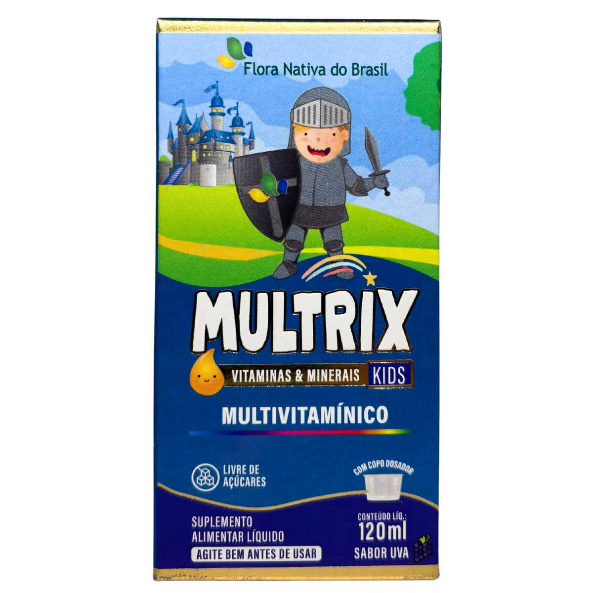 KIDS MULTRIX MULTIVITAMINICO 120ML SABOR UVA