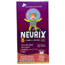 KIDS NEURIX (MG, FE, METILFOLATO, B12) SABOR FRUTAS