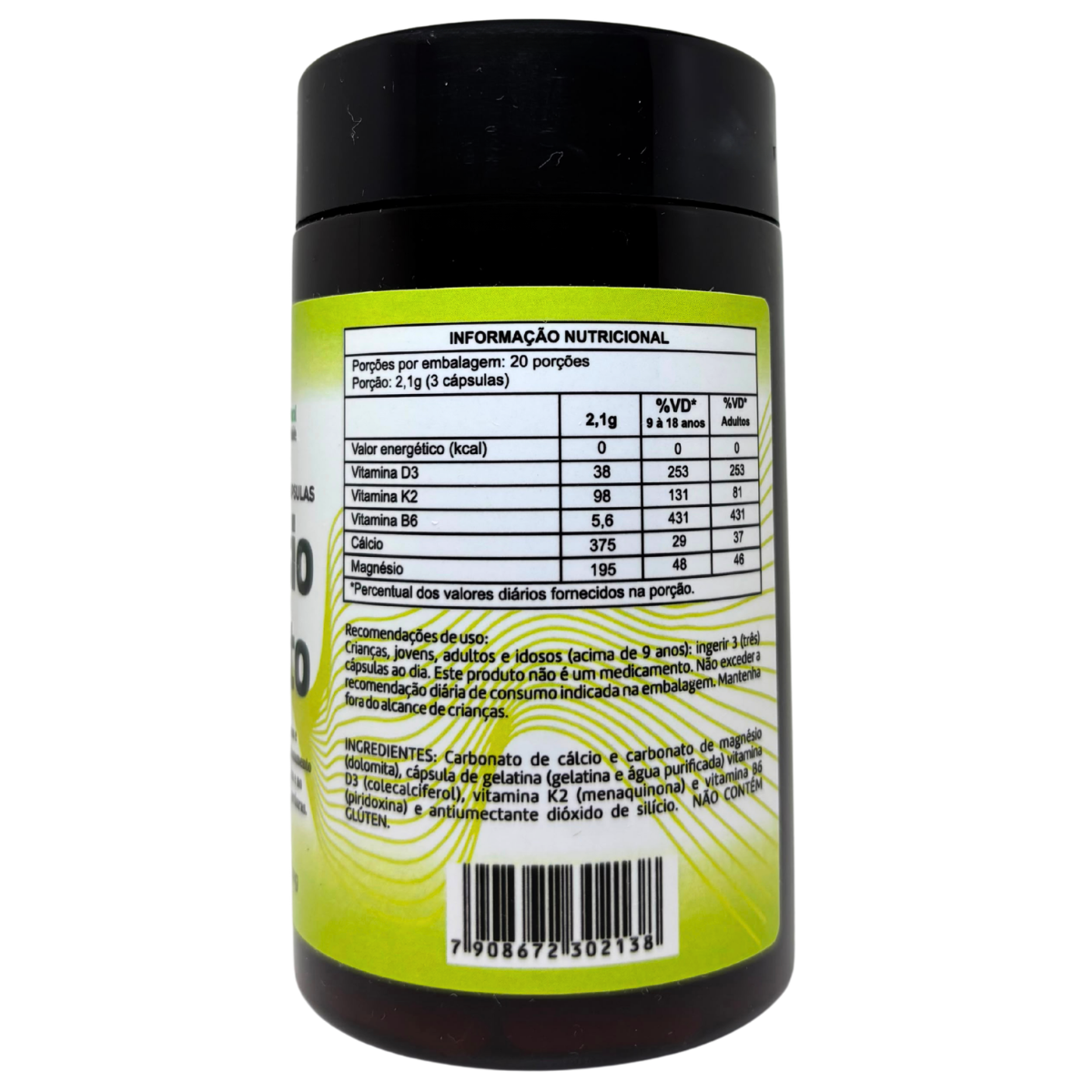 MAGNÉSIO DIMALATO 500MG 60 CÁPSULAS - Imagem 3