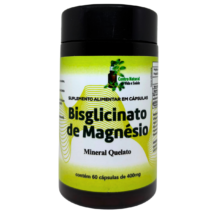 BISGLICINATO DE MAGNÉSIO (MAGNÉSIO QUELATO) 400MG 60 CÁPSULAS