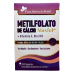 METILFOLATO DE CÁLCIO (MAXFOL) + ASSOCIAÇÕES 30 CÁPSULAS