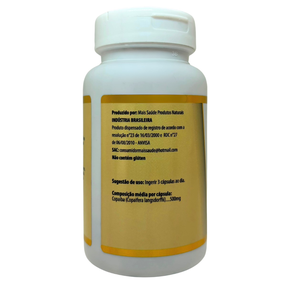 ÓLEO DE COPAÍBA 500MG 60 CÁPSULAS - Imagem 3