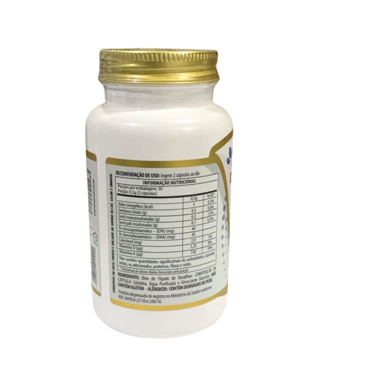 OLEO DE FIGADO DE BACALHAU 250MG 60SOFTCAPS - Imagem 4